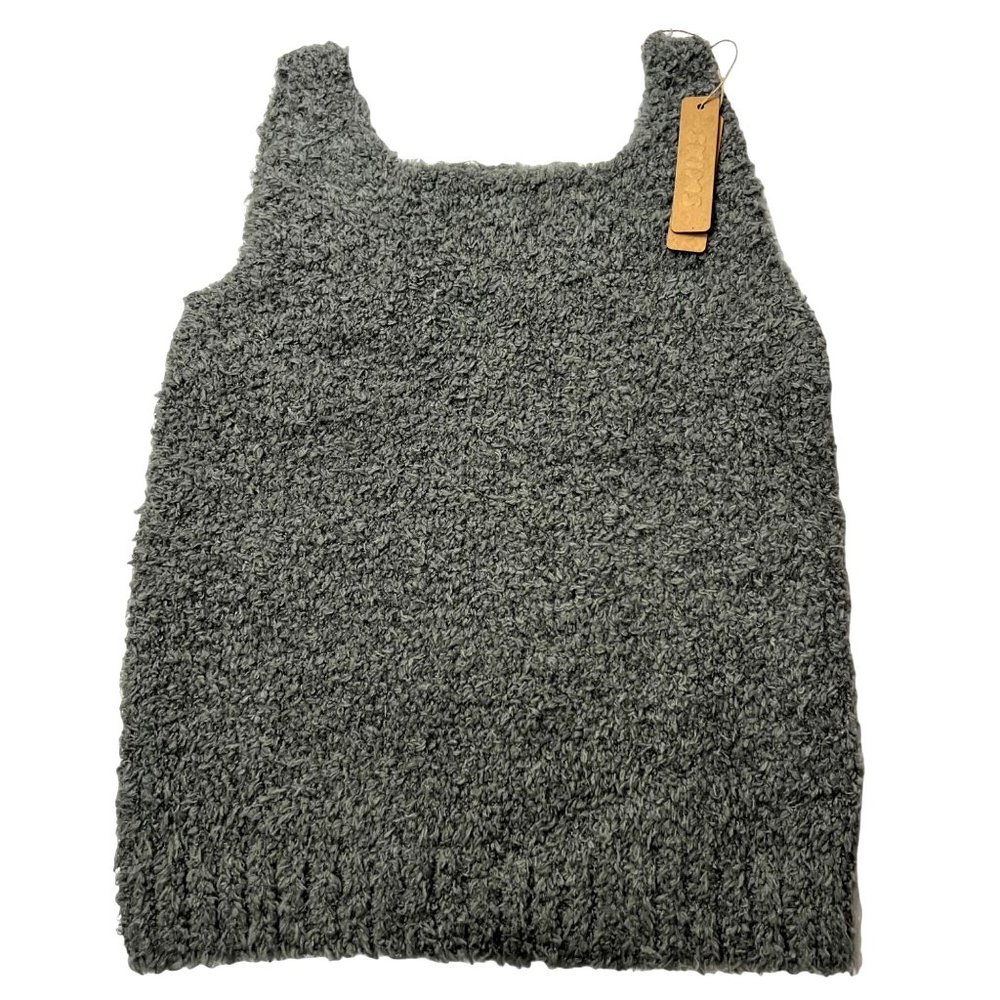 SKIMS Cozy Knit Tank Top Smoke Girls 8/10‎